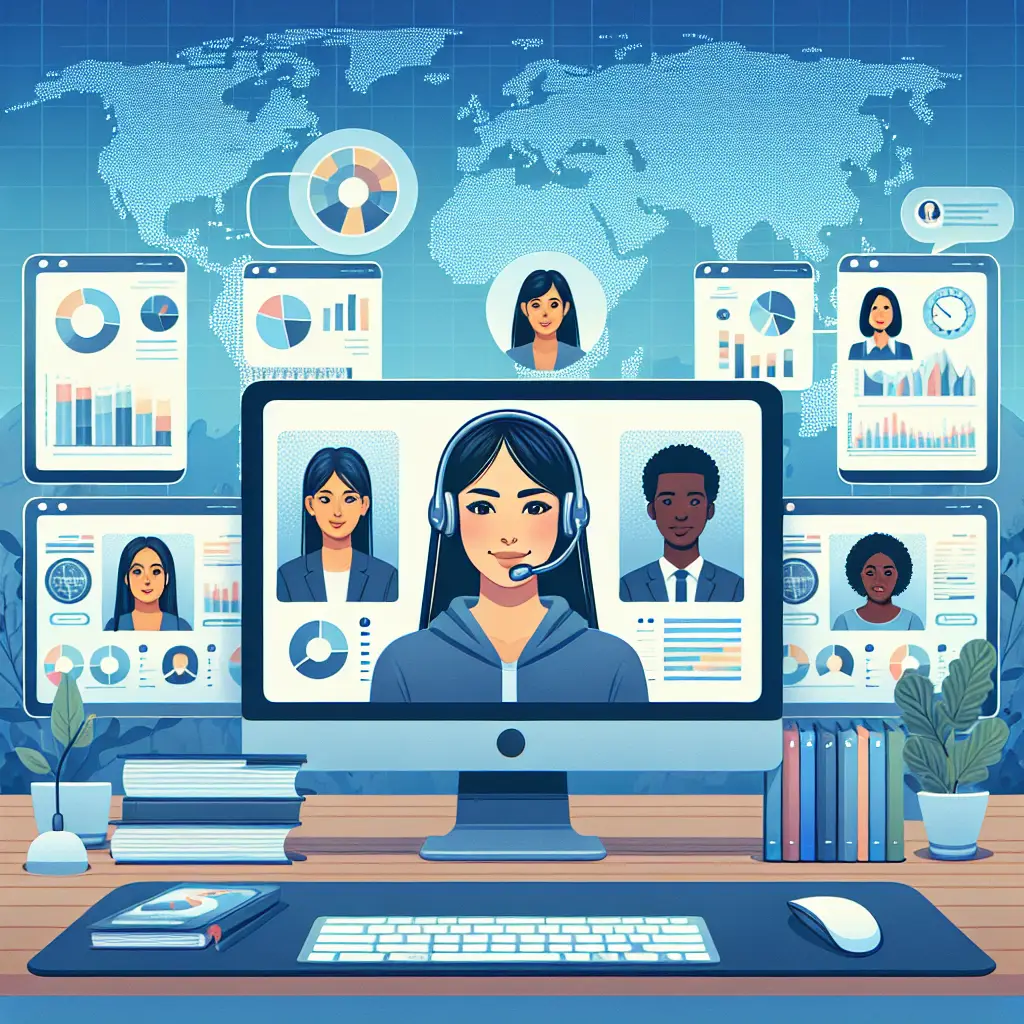 Artistic picture depicting Outsourcing virtual assistant services for remote teams for Agency VA and the AVA remote worker software.