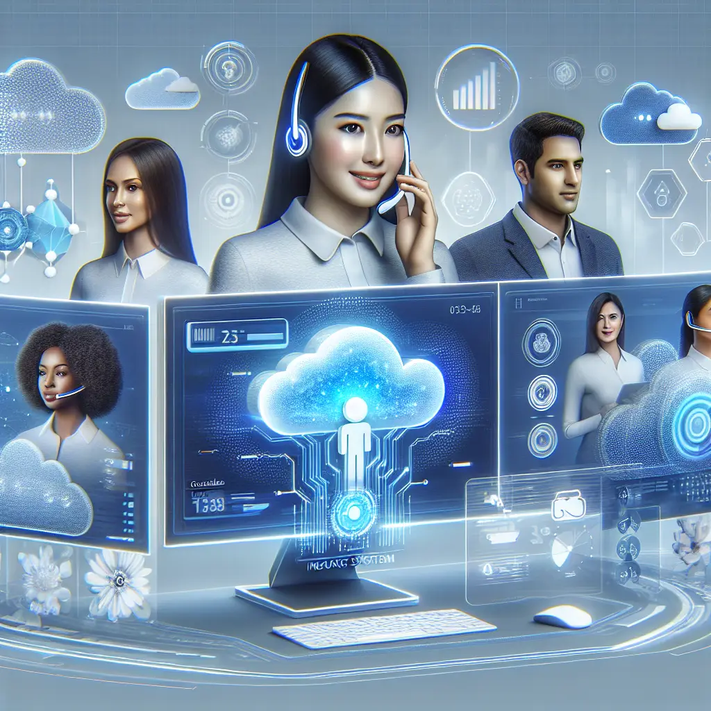 Artistic picture depicting Virtual assistants for managing cloud-based insurance systems for Agency VA and the AVA remote worker software.